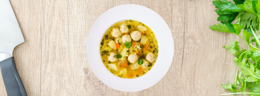 Delicious Chicken Meatball Soup